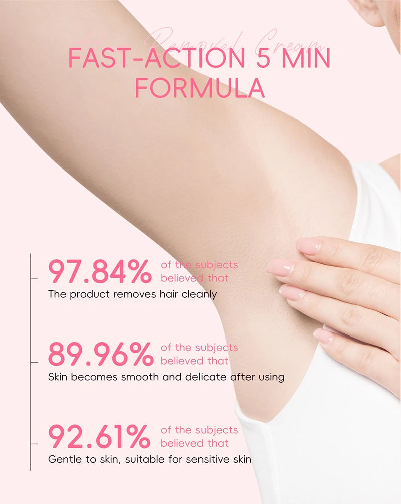 Japan Sakura Painless Hair Removal Cream for Smooth Silky Skin