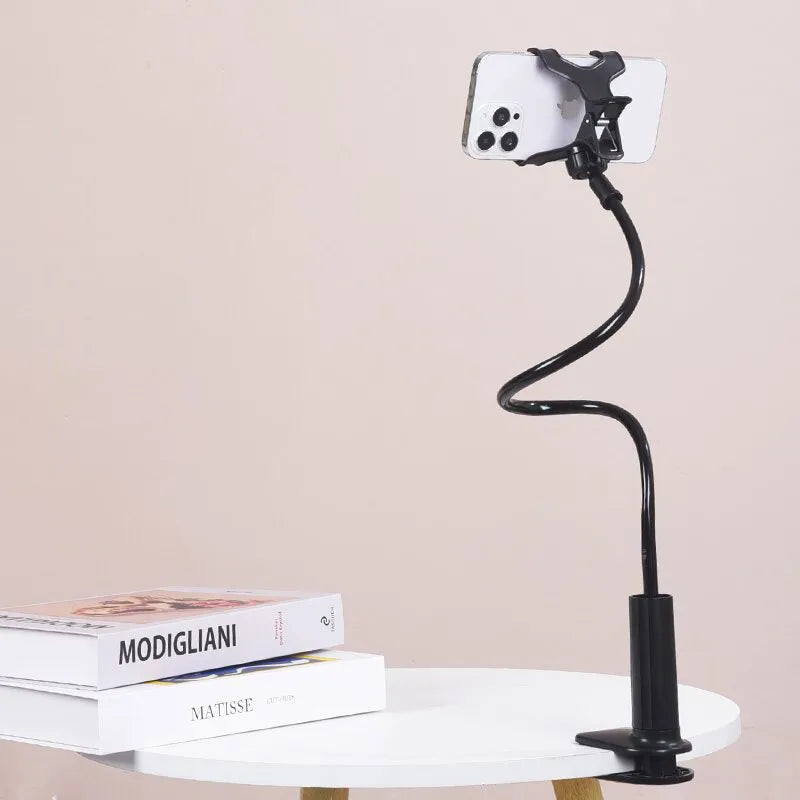 Flexible 360° Long Arm Lazy Phone Holder Mount for Bed & Desk
