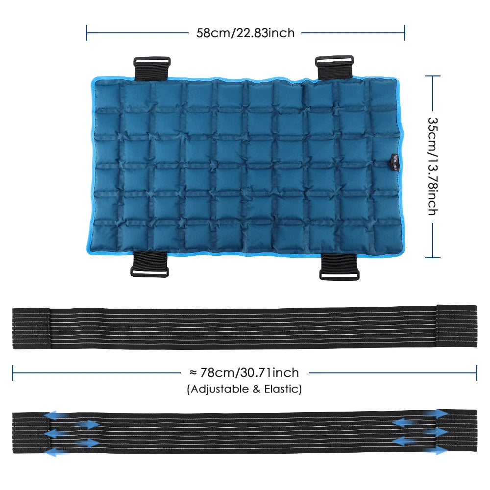 Reusable Hot & Cold Compress Therapy Wrap for Back, Shoulders, and Joint Pain Relief - 15