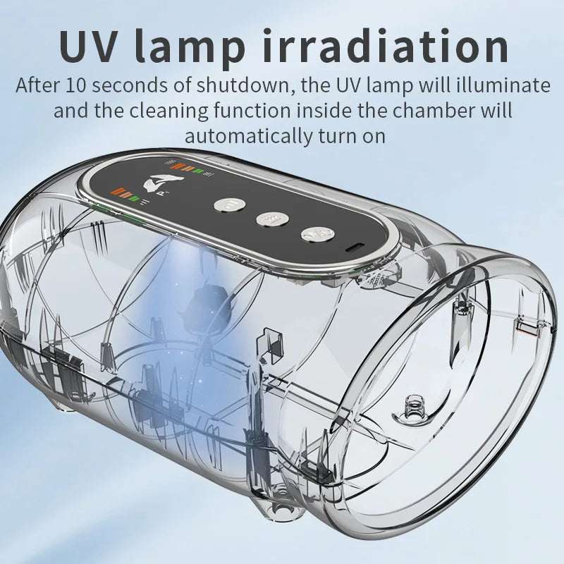 Electric Hand Massager with Air Compression, Heat Therapy & UV Sterilization