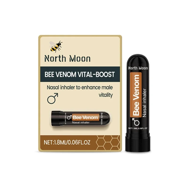 Bee Venom Vital-Boost Nasal Inhaler for Men's Daily Vitality and Energy Support