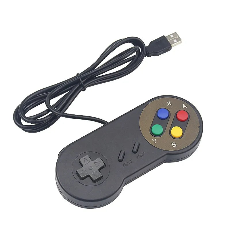 Retro USB Wired Game Controller for PC, Laptop & Raspberry Pi Gaming - 10