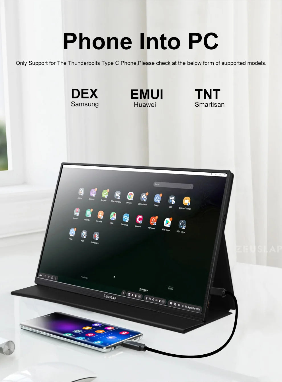 14" Portable Touch Screen Monitor 1920x1200 FHD Laptop Travel Display