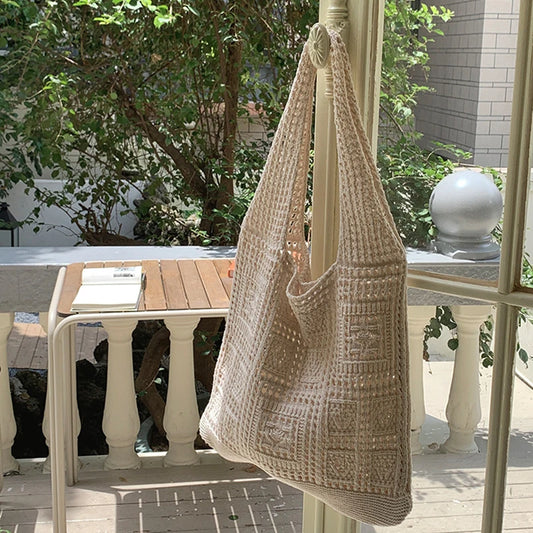 Luxury Hollow Crochet Tote