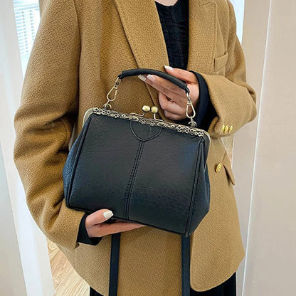 Luxury Vintage Alligator Kiss-Lock Bag