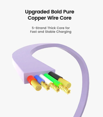 240W Retractable USB-C to USB-C Fast Charging & Data Cable