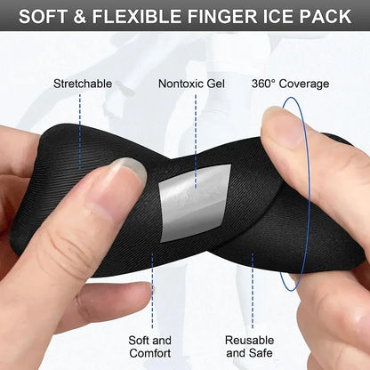 Reusable Finger Ice Pack Sleeves for Arthritis & Finger Pain Relief (4PCS)