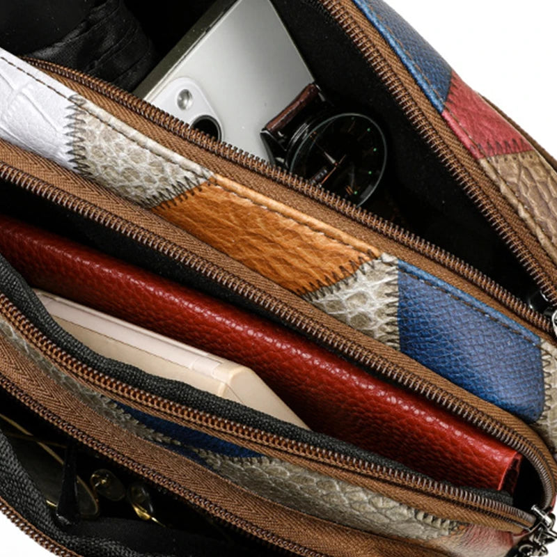 Luxury Vintage PU Shoulder Bag