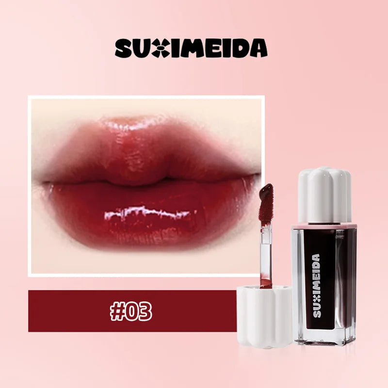 PINKCOCO Mirror Lip Glaze - Shiny Long-Lasting Hydrating Lip Gloss