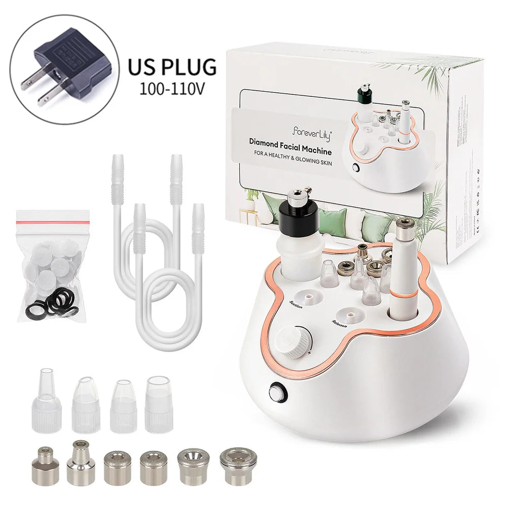 Professional 3-in-1 Diamond Microdermabrasion Facial Machine