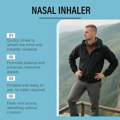 Energy & Charisma Male Enhancement Nasal Inhaler - Performance & Vitality Support