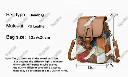 Luxury Stone Pattern Half-Moon Bag