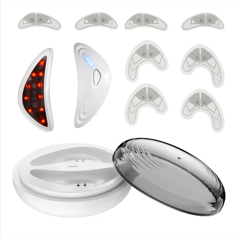 Microcurrent Red Light Under Eye Massager for Dark Circles and Puffiness