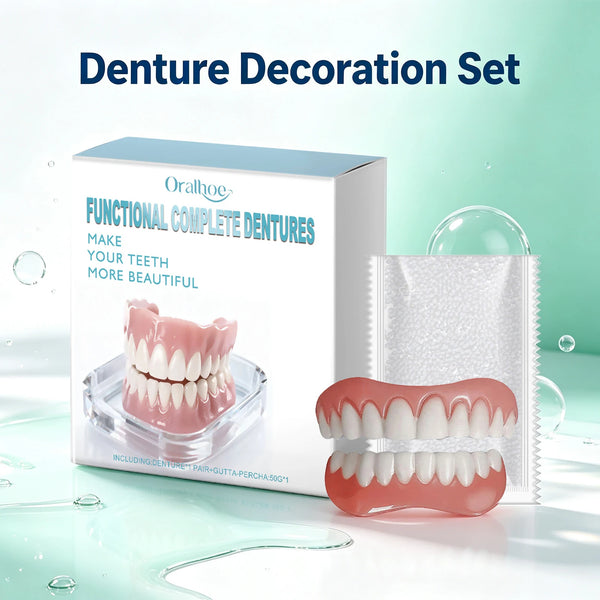 Instant Cosmetic Denture Kit – Temporary Smile Improvement & Natural Teeth Veneers