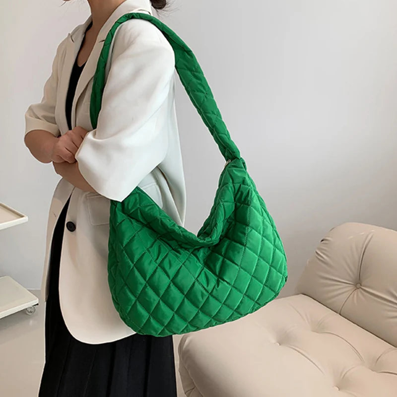 Luxury Quilted Padded Tote