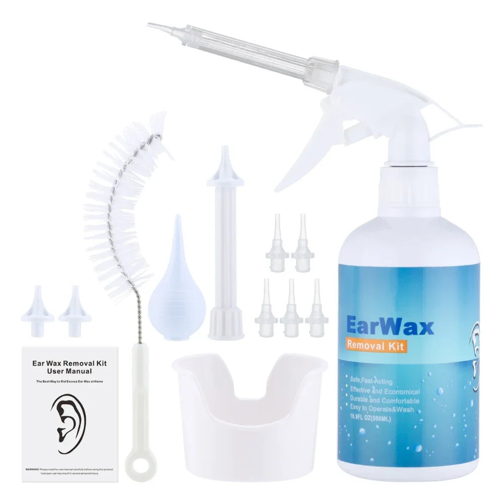 Electric Ear Wax Removal Irrigation System - Professional Home Ear Cleaning Kit - 28