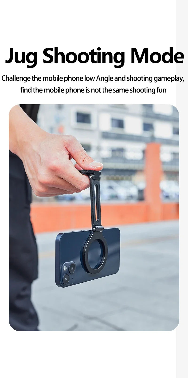 Foldable Magnetic Phone Stand for MagSafe - Aluminum Desktop Tripod