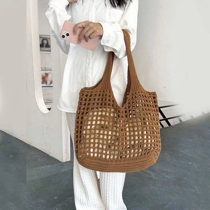 Luxury Crochet Hollow Beach Tote