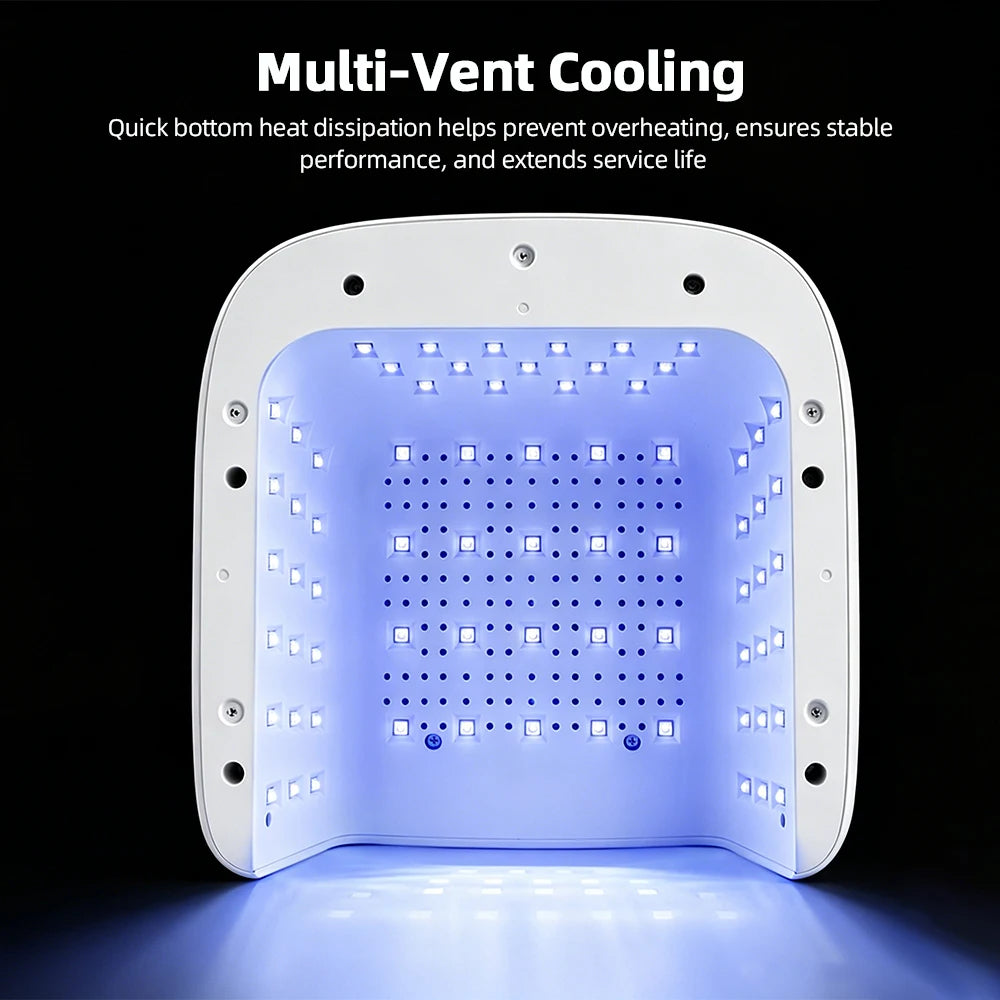 78-LED Dual-Mode UV Nail Lamp - Gel Polish Dryer with Auto Sensor