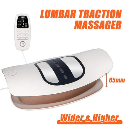 Electric Lumbar Traction Massager with Heat & Vibration