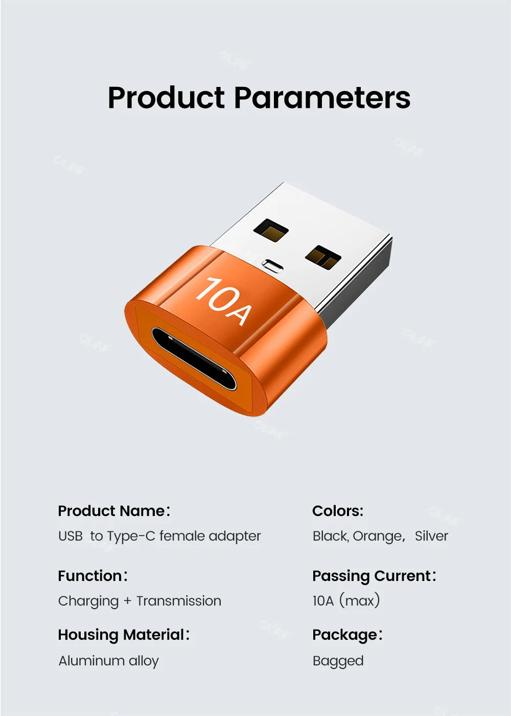 USB 3.0 to USB-C Adapter - Fast Charging & High-Speed Data Transfer OTG
