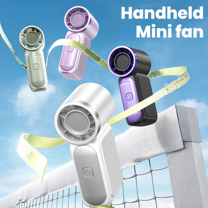 Portable 5-Speed Handheld Mini Fan USB-C Rechargeable Cooling Fan