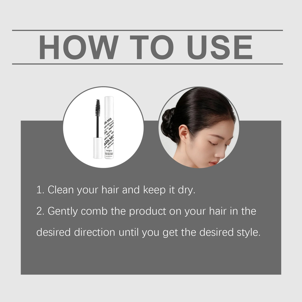 Anti-Frizz Hair Finishing Stick for Sleek Flyaway & Edge Control