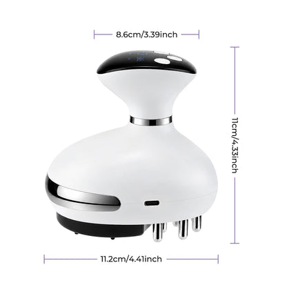 Electric Cupping Massager with Red Light Therapy & Suction for Body Pain Relief