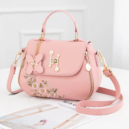 Luxury Embroidered Bucket Bag