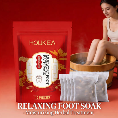 Natural Herbal Foot Bath Soak Bags for Relaxation and Wellness