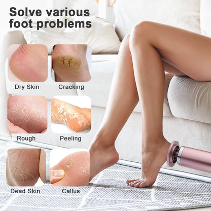 Electric Foot Callus Remover & Rechargeable Pedicure Tool