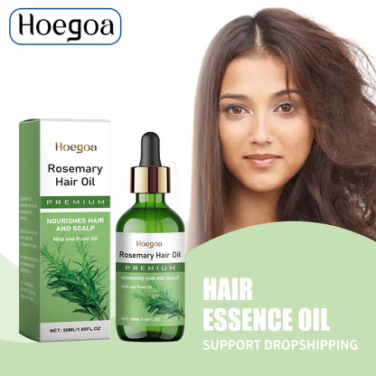 Rosemary Hair Growth Oil - Natural Scalp Nourishing & Hair Thickening Serum