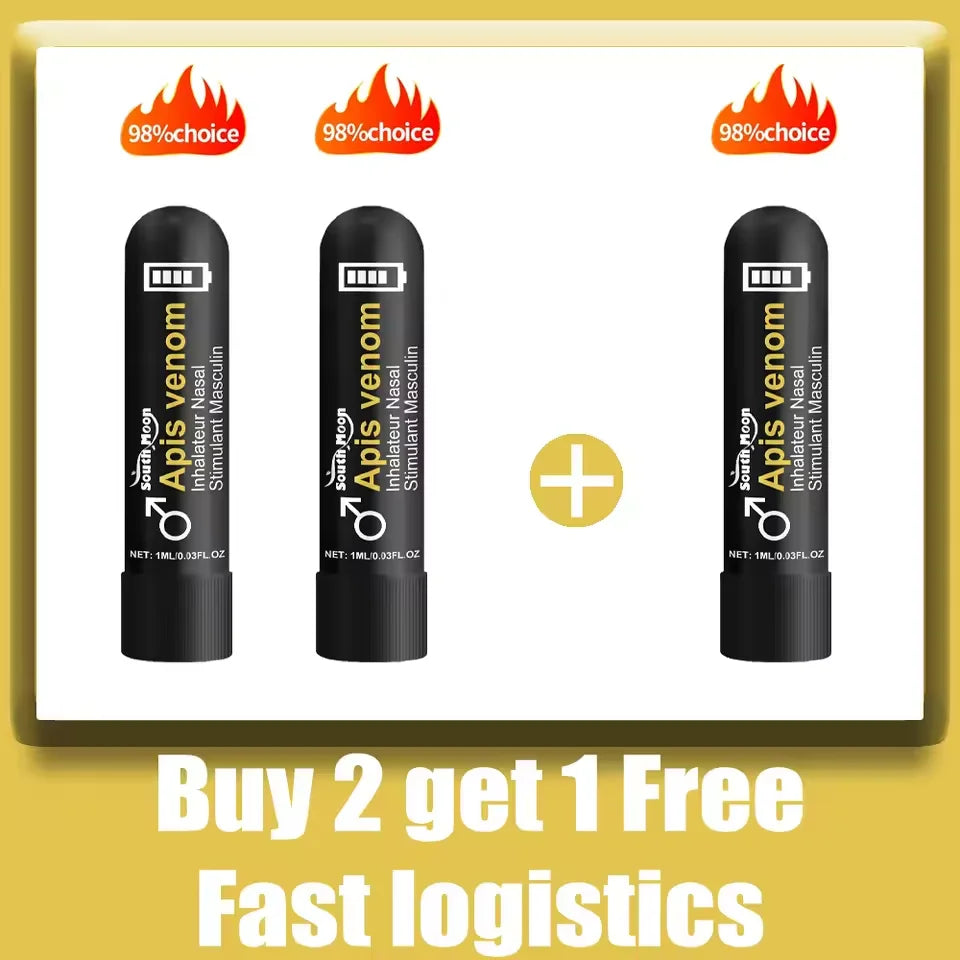 Men's Refreshing Nasal Inhaler Stick for Daily Vitality and Energy Boost