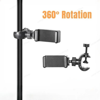 360° Rotatable Universal Smartphone Holder for Live Streaming & Recording