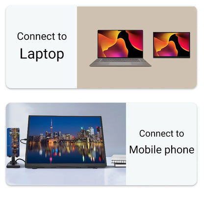16" Portable Gaming Monitor, 165Hz 1200P IPS Display for Laptop & Console
