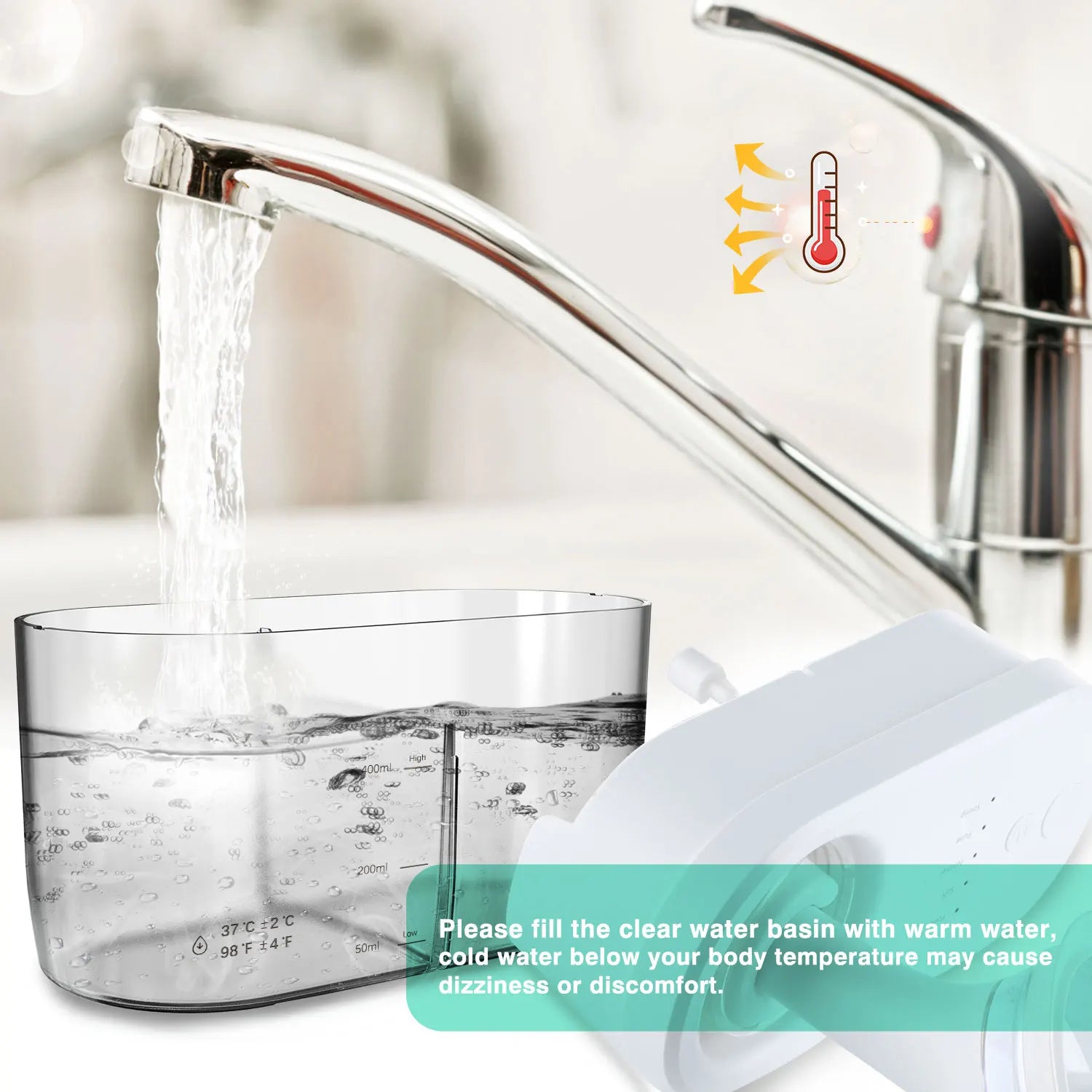 Electric Ear Wax Removal System - Waterproof Ear Irrigation Kit with 4 Pressure Modes - 12