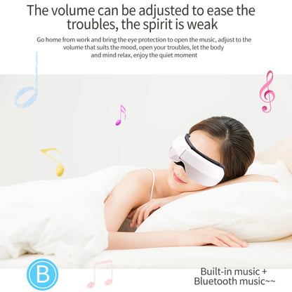6D Smart Bluetooth Eye Massager with Heat & Air Pressure for Eye Fatigue