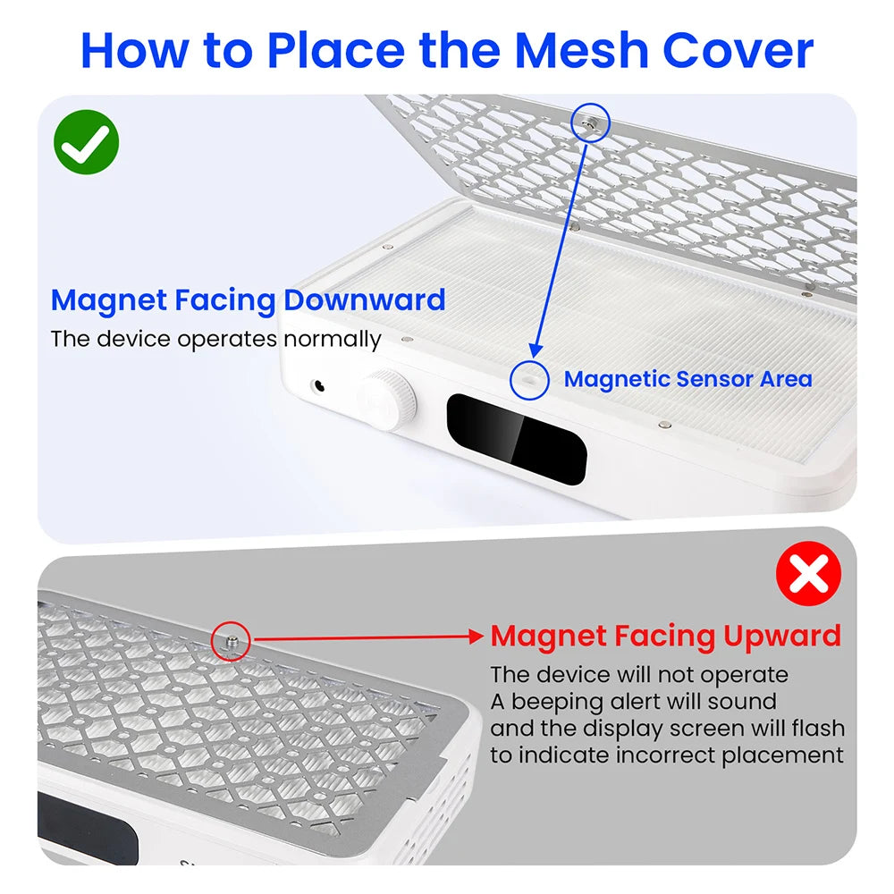 5-Speed Brushless Dual Turbo Nail Dust Collector