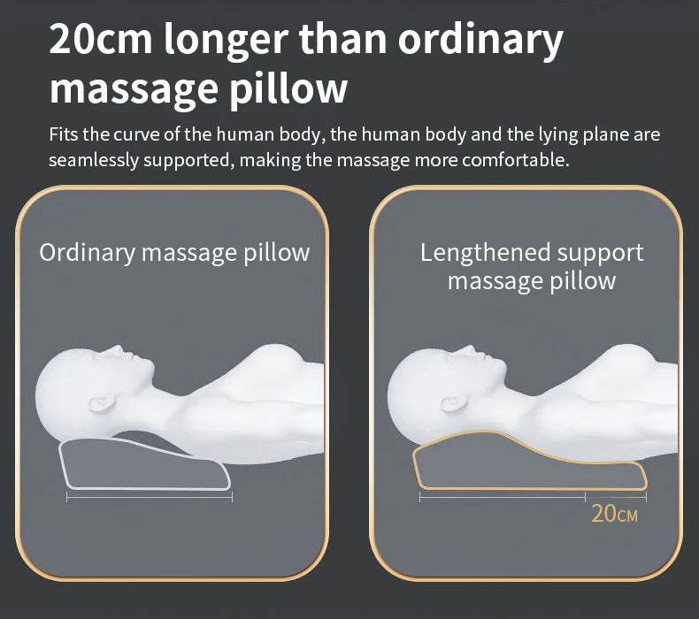 Electric Neck & Back Massage Pillow with Heat & Deep Tissue Kneading - 17