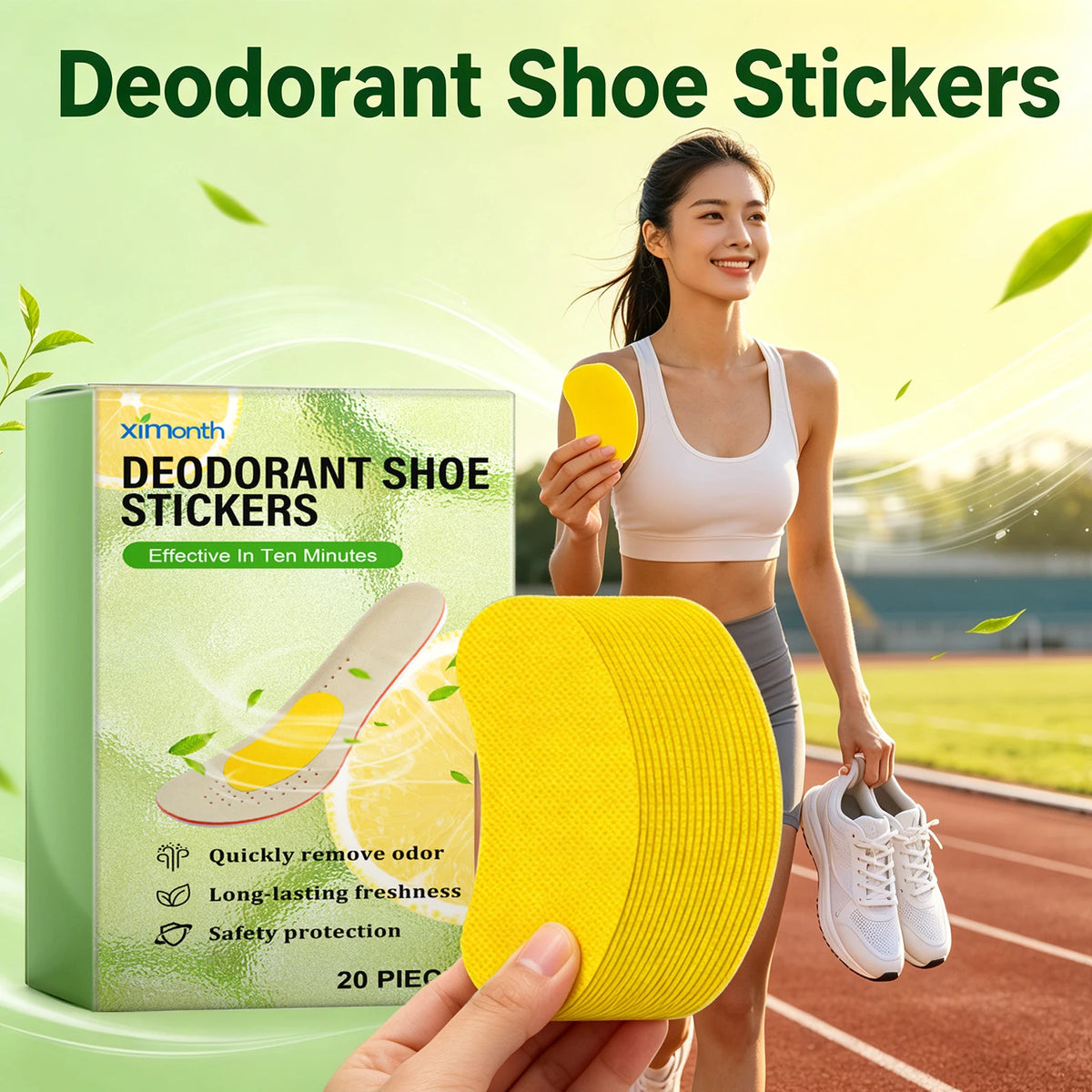 Shoe Deodorizer Patches – Odor Removal & Moisture Absorbing Foot Care