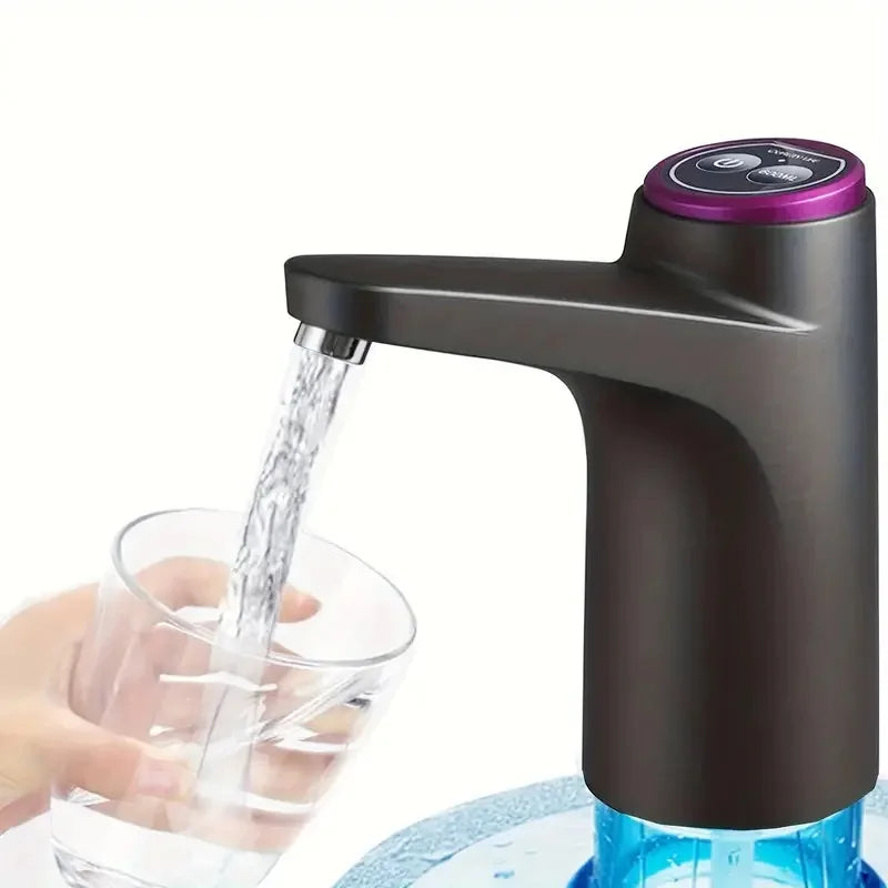 Electric 5 Gallon Water Dispenser Pump - USB Rechargeable Automatic Water Bottle Pump - 18