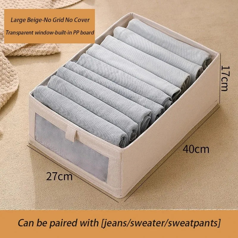 Foldable Wardrobe Clothes Organizer - Closet Drawer Divider - 13