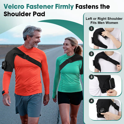 Heated Joint Massager Brace for Shoulder Knee Elbow