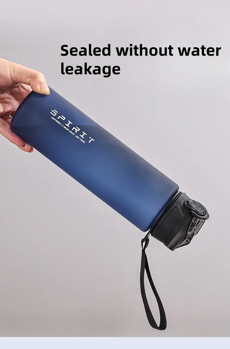 750ml Leak-Proof Sports Water Bottle with Straw & Carrying Handle
