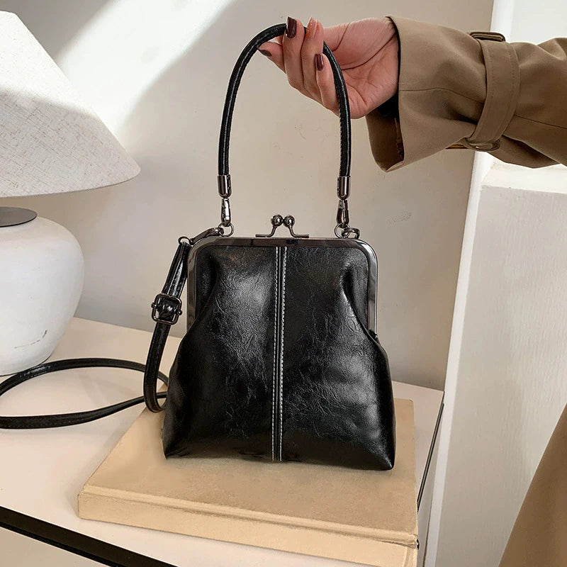 Luxury Vintage Kiss Lock Bag