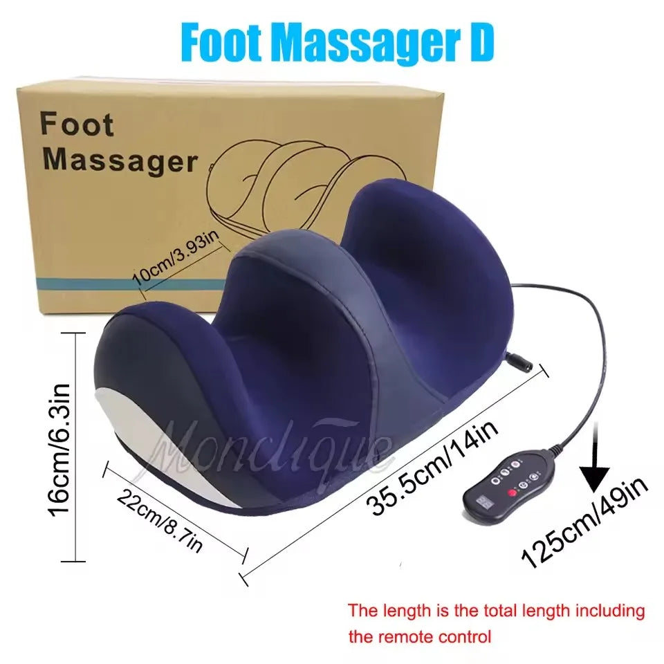 Electric Shiatsu Foot Massager with Heat - Deep Tissue Leg & Calf Relaxer - 13