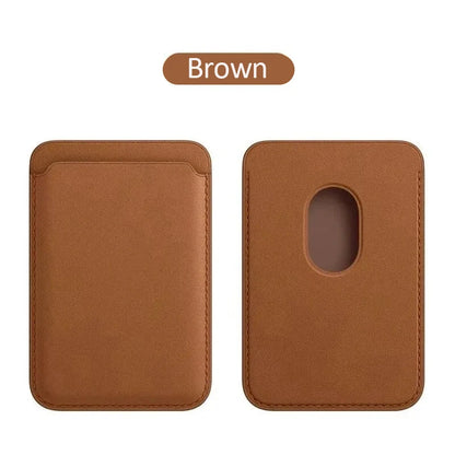 Magnetic Leather Wallet Case for iPhone 15, 14, 13 & 12 Series
