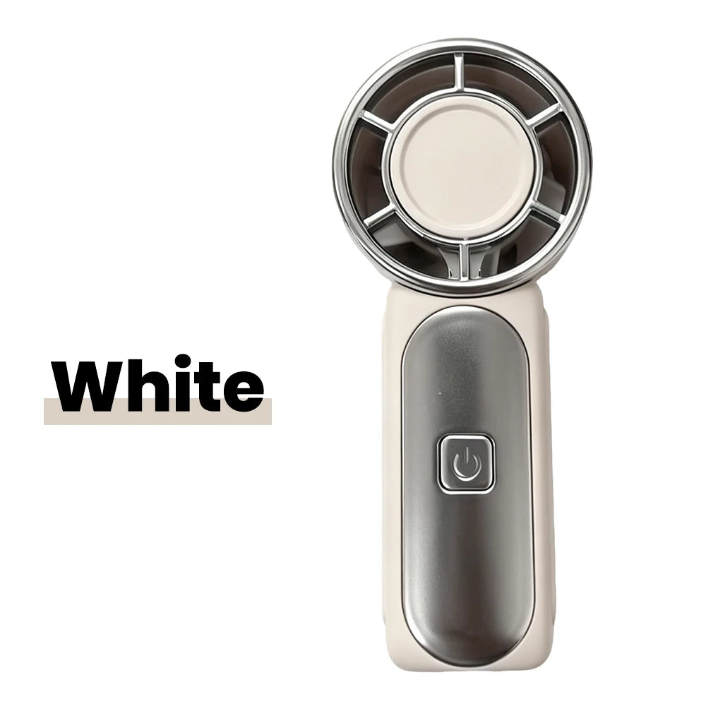 Portable 5-Speed Handheld Mini Fan USB-C Rechargeable Cooling Fan