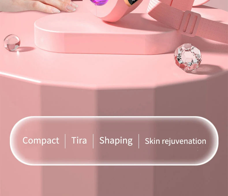 LED V-Face Lifting Massager: Photon Therapy & Vibration Slimming Device