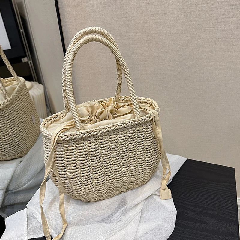 Luxury Handmade Straw Tote